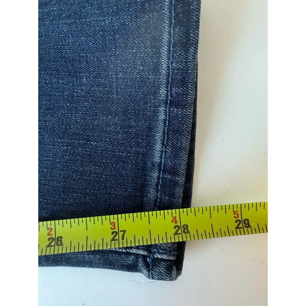 Hudson Womens Skinny Jeans Natalie Size 27 Blue Dark Wash Mid Rise 27x28 Great​​ - Picture 10 of 10